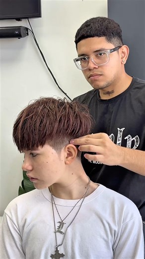 📌TWO BLOCK CORTE estilo coreano! #paratii #barberia #santiagodechile #viral #twoblockhaircut