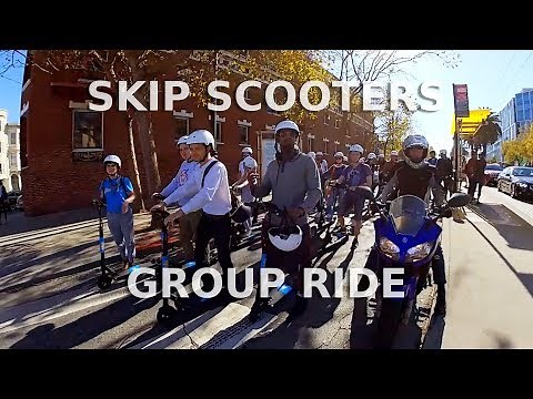Skip Electric Scooter Group Ride in San Francisco