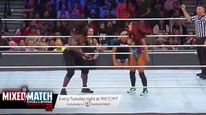A dance break on WWE Mixed Match Challenge is ALWAYS welcome... | WWE Mixed Match Challenge