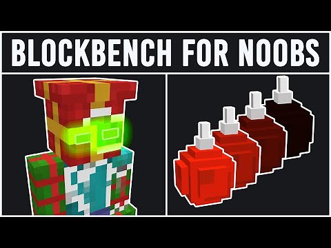 Minecraft animated & emisive textures (It moves and glows in the dark!)- Blockbench for Noobs -Ep 6