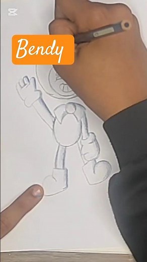 how to draw bendy from bendy and ink machine #inkmachine #bendyandtheinkmachine