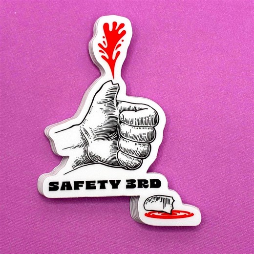 Safety 3rd Sticker Safety Third Workplace Gift - Etsy