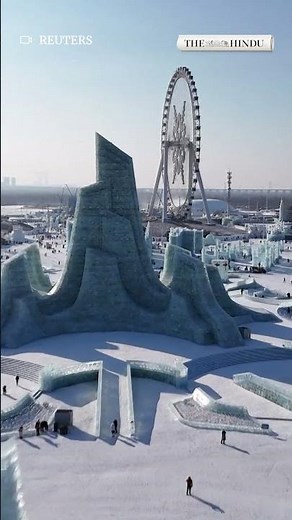 World’s largest ice-and-snow park opens in Harbin, China