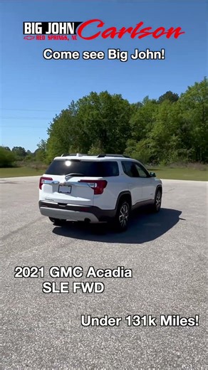 🔥 SUV Deal of the Week! 2021 GMC Acadia SLE AWD — $14,000 🚙