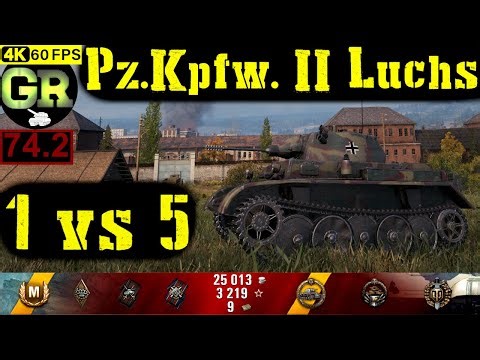 74_World of Tanks Pz.Kpfw. II Luchs WoT Replay - 6 Kills 1.5K DMG(Patch 1.5.0)