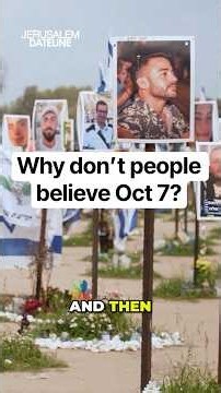 Israeli Oct 7 Survivors Saddened by World’s Response