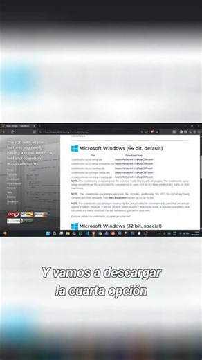 ¡Descarga Code::Blocks SIN ERRORES! 💻 #cplusplus #codeblocks #programacion #coding #windows #dev