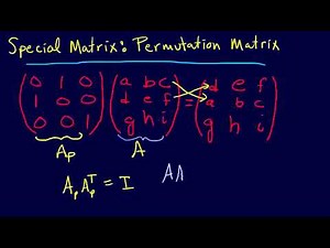 3.1.18-Linear Algebra: Permutation Matrix Left vs. Right Multiplication