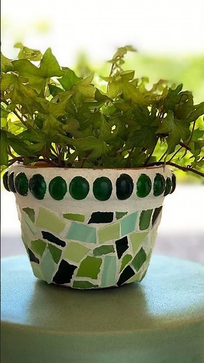 DIY Mosaic Flower Pots: Picking the Perfect Adhesive🪴✨