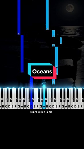 Learn to Play Oceans on Piano | Easy Tutorial