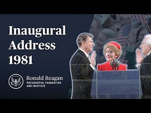 President Ronald Reagan's 1st Inaugural Address, January 20, 1981