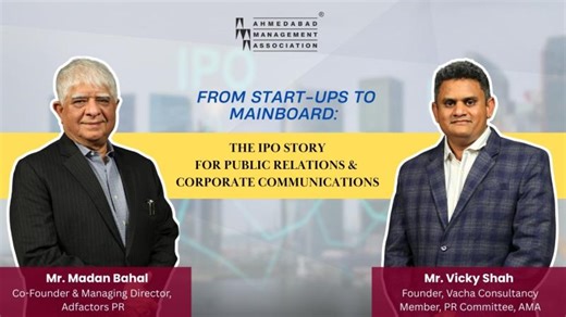 From Start-ups to Mainboard: The IPO Story for Public Relations Corporate Communications | Vicky Shah