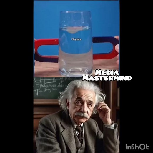 "Magnetic Tornado: The Incredible Physics of Water and Magnet Interaction!"#MagneticTornado🧲/