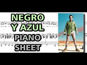 Negro y azul - Breaking Bad 🎹 piano and voice sheet music