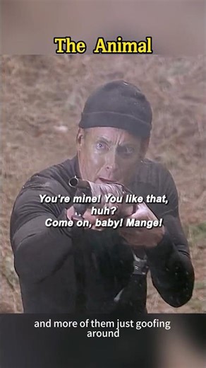 LANIMAL or MAN? The Craziest Forest Chase Scene! 🚔🌲 The Animal (2001)