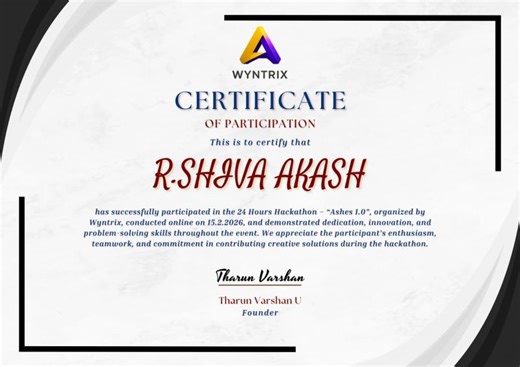 Real-Time Blood Donor Finder Web App Developed at WYNTRIX Hackathon | Shiva Akash R posted on the topic | LinkedIn