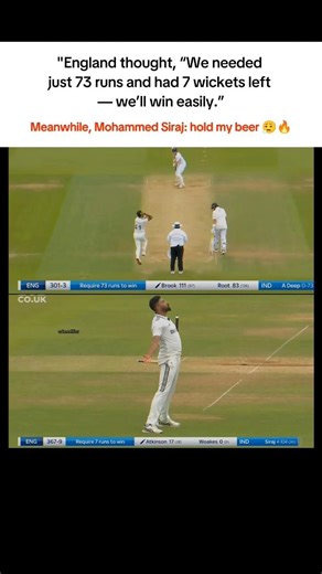 Sir Mohammed Siraj 🫡📈