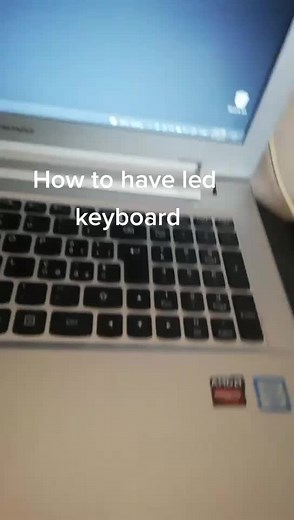 How to have led keyboard on laptop😋 TikTok