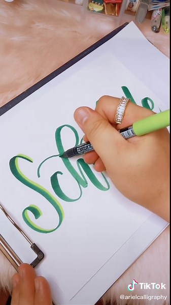 How to Write and Design a Class Schedule | Calligraphy Ideas