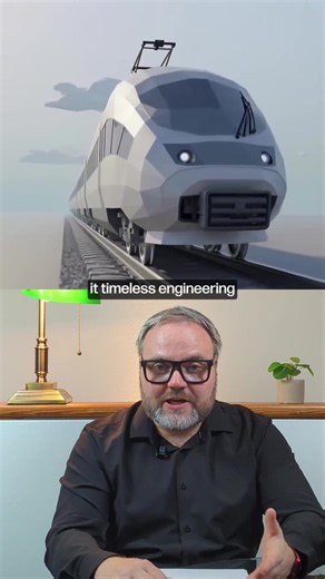 Why Train Wheels Are Conical: How Rail Wheels Self-Center on Curves