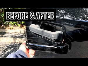 Installing Gloss Black Door Handle Covers AGAIN! | Removing And Replacing Faded Door Handles On F150