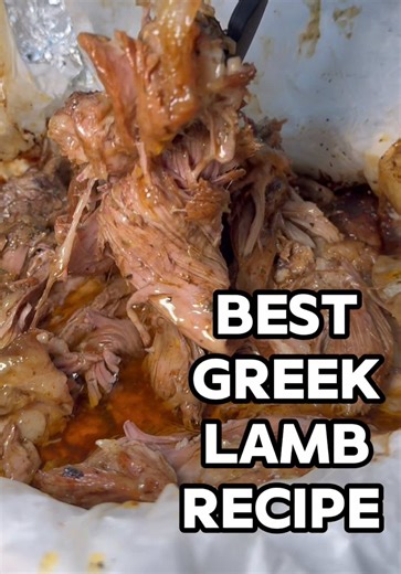 THE BEST GREEK LAMB RECIPE EVER! 🇬🇷 It’s my family’s recipe passed down over generations, and honestly, it could not be easier to make. Or more delicious. You rub it with garlic, herbs and lemon, wrap it up, then let the oven do all the work. Low and slow gives you super juicy, fall-apart lamb with crispy edges, rich juices and that herby, lemony flavour in every bite. This is proper comfort food. The kind you put in the middle of the table, pull apart, and share with everyone around you. Food