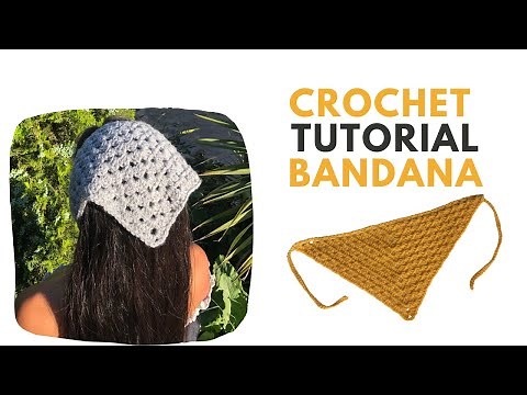 BANDANAS tejidas a CROCHET en español PASO A PASO |0| Fácil