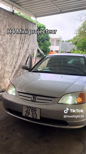 H4 Mini Projector for Safe Night Driving