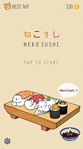 6.8K views · 45 reactions | [모바일] 고양이초밥 / NEKO SUSHI / ねこすし (0:30)...