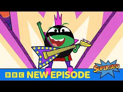 Supertato vs Evil Pea at the Veg-O-Vision Song Contest 🎤🌟 | CBeebies