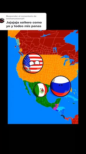 Animated Balloons Representing Countries on Map