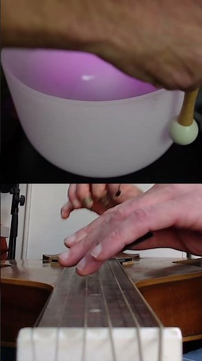 Singing Bowl & Lap Steel Guitar - Root Chakra