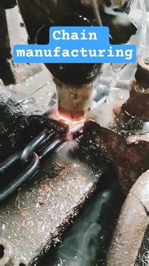 metal chain manufacturing process | metal chain making #chainmaking #shorts