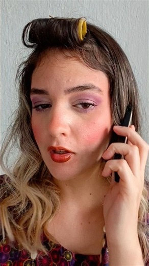 70s MAKEUP TREND 🪩✨ #makeup #beauty #70s