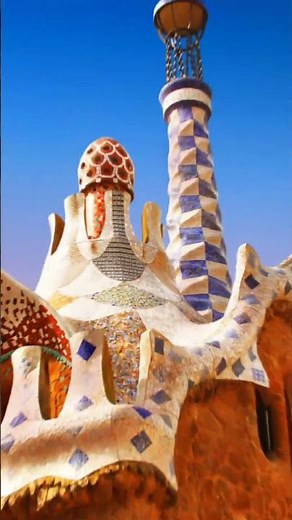 🌈 Step Into Gaudí’s Dream 🌿 | The Magic of Park Güell, Barcelona 🇪🇸