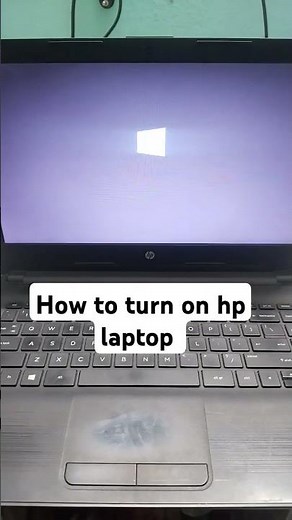 How to turn on hp laptop 💻 #halaptop #hp #computer #shortcutkeys #ytshorts #shorts