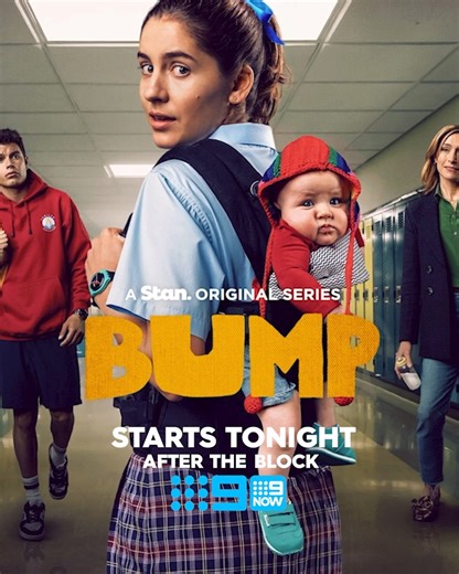 Special delivery 👶 Don't miss the series that had all of Australia talking! #Bump | Tonight after The Block on Channel 9 and 9Now or stream every season now on Stan. #BumpOnStan #StanOriginals | Channel 9