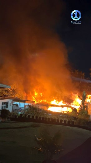 #FijiOneNews | A fire at a double-storey house at Matana st, Nakasi is believed to have claimed the lives of two people. Firefighters have contained the fire and police officers are at the scene. Fiji One News spoke to Luisa Tevulu, a mother of three, who risked her life to try and save her neighbours but couldn’t save the two as the fire was too strong. More to follow. | Fiji One News