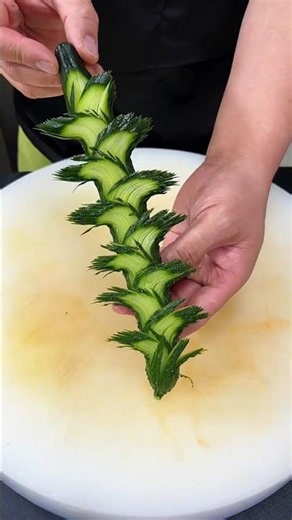 Easy and Unique Cucumber Carving TechniquesStunning Cucumber Carving Designs You Must Try