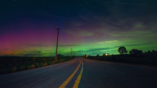 Northern lights on display across the eastern US amid 'severe' solar storm