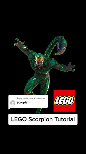 LEGO Scorpion Minifigure: Marvel Spiderman Custom Build