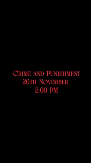 Pierian Spring | Step into a world where shadows whisper and choices carry weight. “Crime & Punishment” invites participants to weave a tale of tension... | Instagram