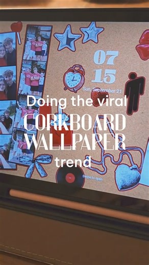 Tutorial: Corkboard Wallpaper trend on ibisPaint