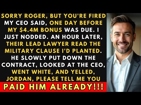 Fired Before My $4.4M Bonus: The Contract Clause That Backfired On Them | Corporate Revenge
