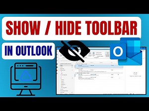 How to Hide and Show Quick Access Toolbar in Outlook | Show or Hide Quick Access Toolbar Easily