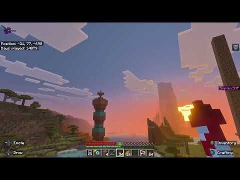 Flying Over the Evolving World of Simplex SMP 🌍 | 10-Minute Elytra Tour