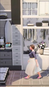 How to create a laundry room in sims 4! #shorts #sims4