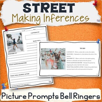 Real Life Picture of the Day Middle School Inference Writing Bell Ringers
