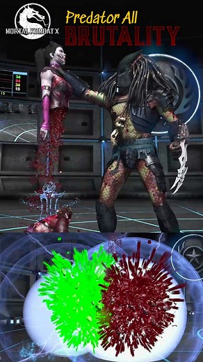 Alcris 🪭 on Instagram: "Mortal kombat X - Predator All Brutalities - - #predator #mkx #mortalkombatx #mortalkombat"