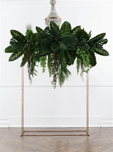 Wedding Arch Swag – Artificial Tropical Greenery Garland, Monstera Arch Backdrop - Etsy Canada